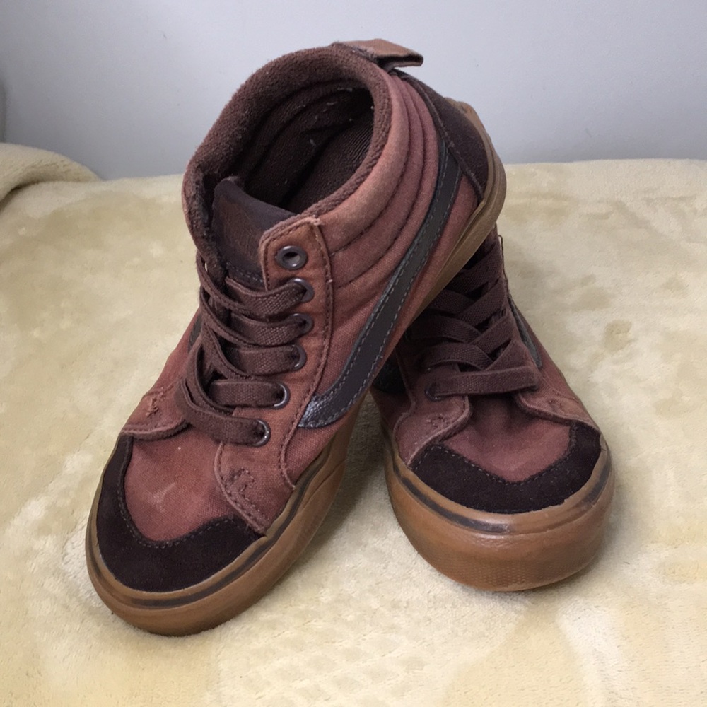 13.5 Gumsole Slip-on Brown Hightop Vans